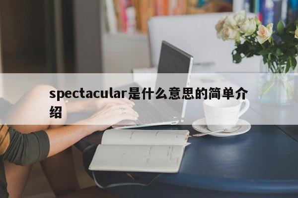 spectacular是什么意思的简单介绍